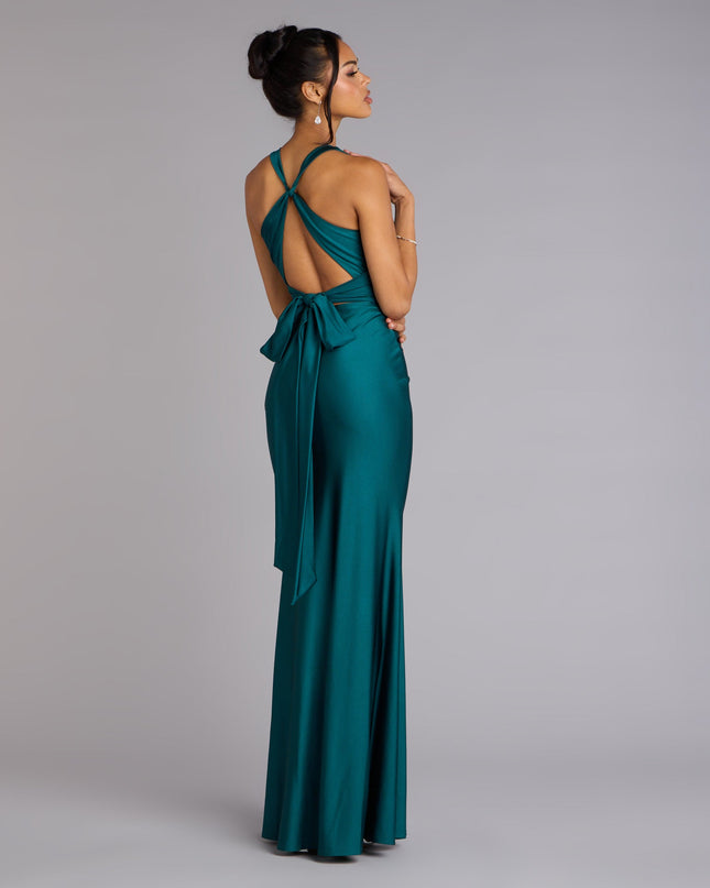 The Adrianne Plunge Bow Mermaid Formal Dress is your new go-to Windsor dress—effortless, versatile, and made to create a formal look for Prom 2026, weddings, or college formals in seconds.