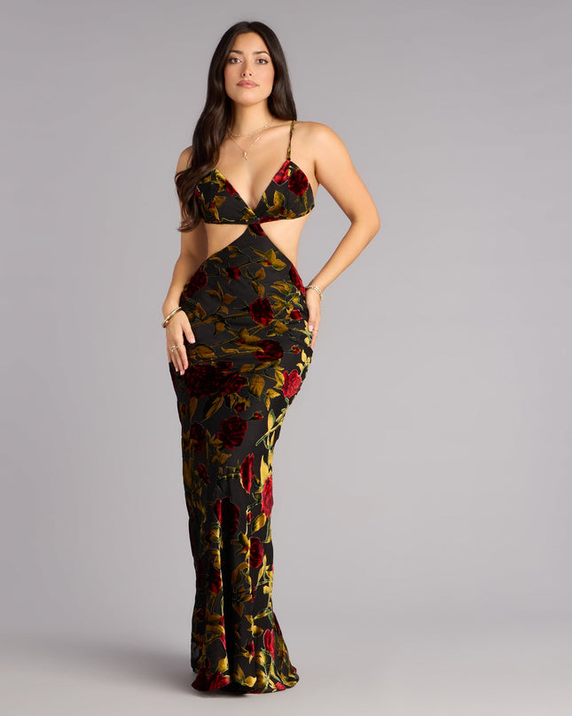 Milana Velvet Open Back Mermaid Formal Dress