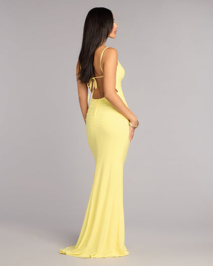 Edna Open Back Mermaid Formal Dress