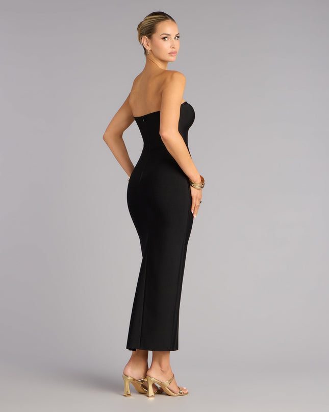 Kendra O-Ring Cutout Bandage Formal Dress