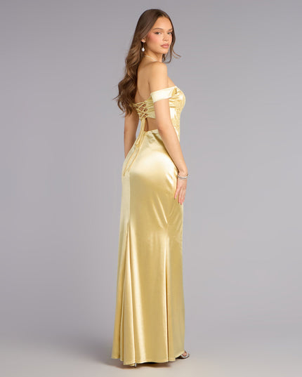 Stevie Off-The-Shoulder Formal Dress