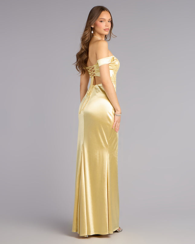 Stevie Off-The-Shoulder Formal Dress