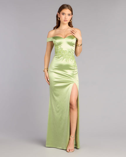 Stevie Off-The-Shoulder Formal Dress