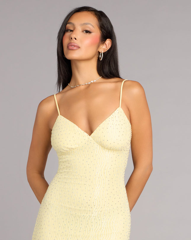 Raya Rhinestone Mermaid Formal Dress