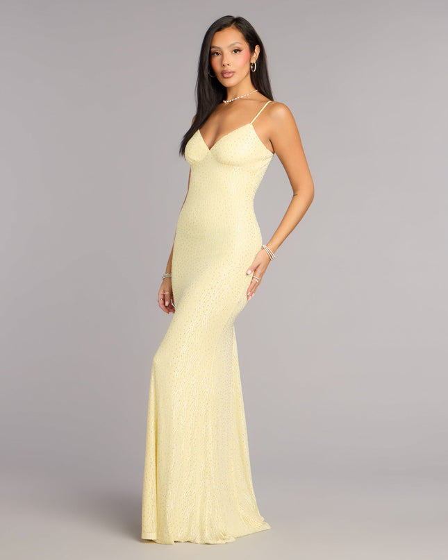 Raya Rhinestone Mermaid Formal Dress