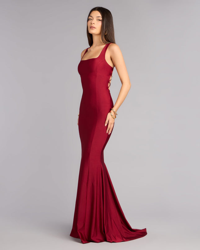 Karen Lace-Up Mermaid Formal Dress