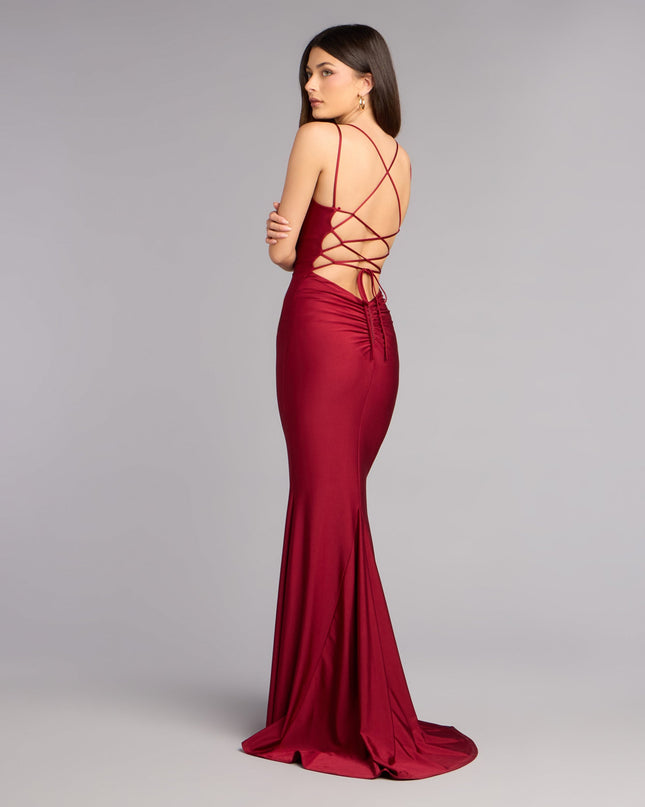 Karen Lace-Up Mermaid Formal Dress