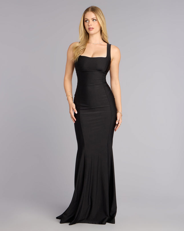 Karen Lace-Up Mermaid Formal Dress