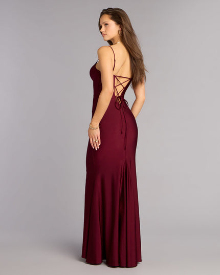 Arlette Corset Lace-Up Mermaid Dress