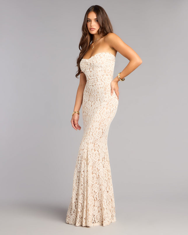 Isabelle Lace Sweetheart Mermaid Formal Dress
