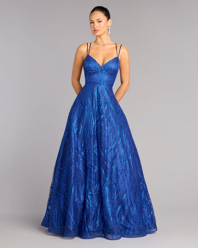 Soraya Glitter A-Line Formal Dress