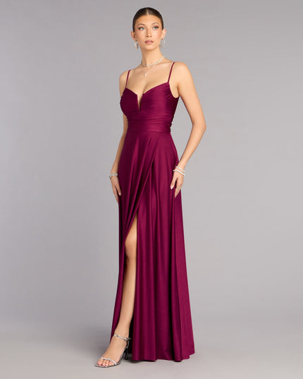 Chantel Low Back A-Line Formal Dress