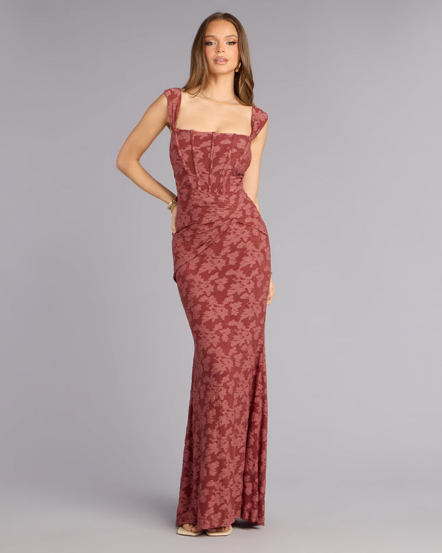 Meryl Jacquard Mermaid Formal Dress
