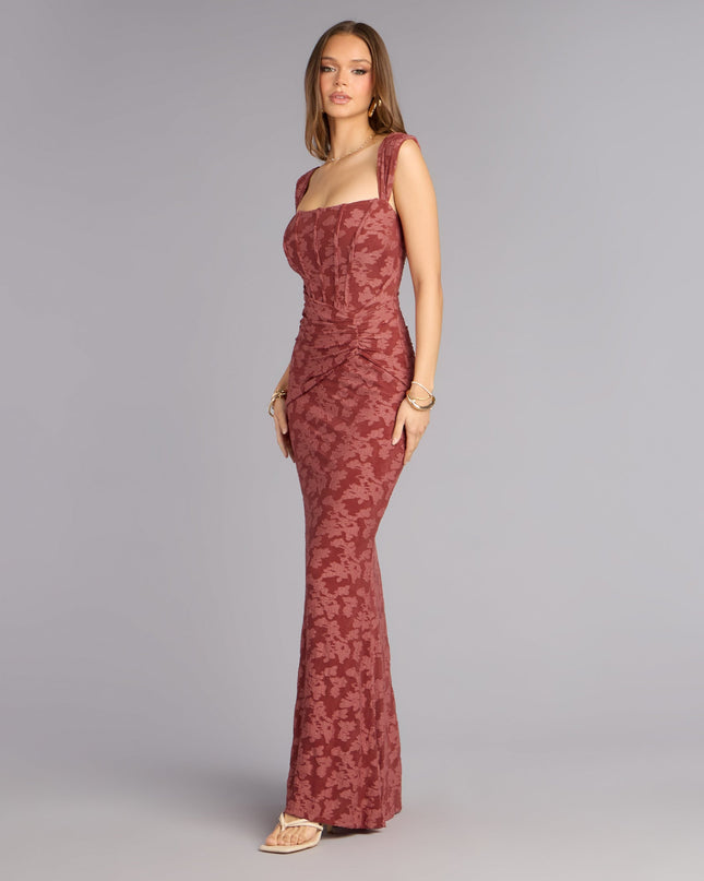 Meryl Jacquard Mermaid Formal Dress
