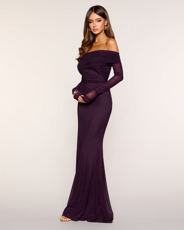 Marleen Long Sleeve Mermaid Formal Dress
