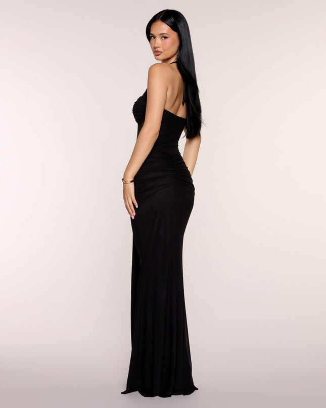 Tori Mesh Mermaid Formal Dress