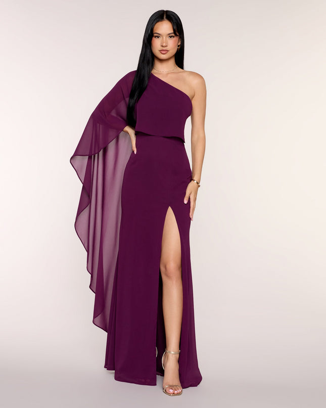 Bianca Chiffon Slit Formal Dress