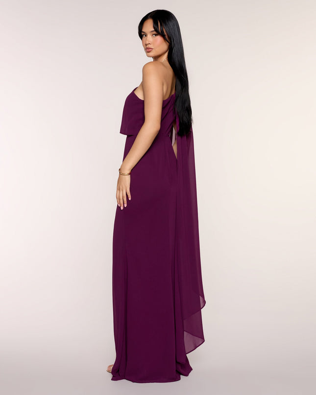 Bianca Chiffon Slit Formal Dress