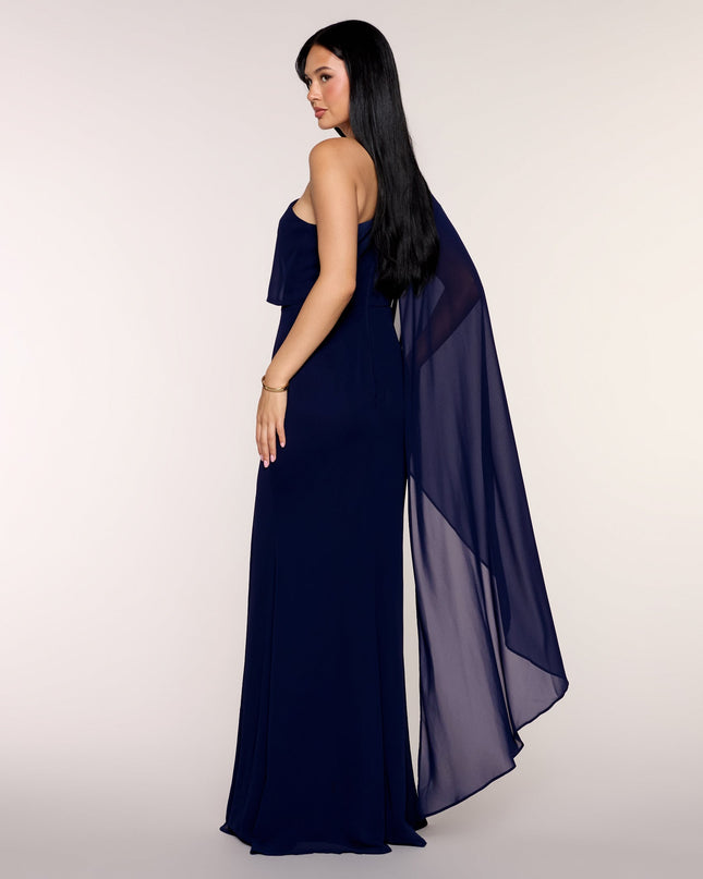 Bianca Chiffon Slit Formal Dress