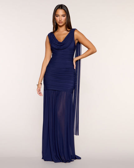 Celandine Sash Mermaid Formal Dress