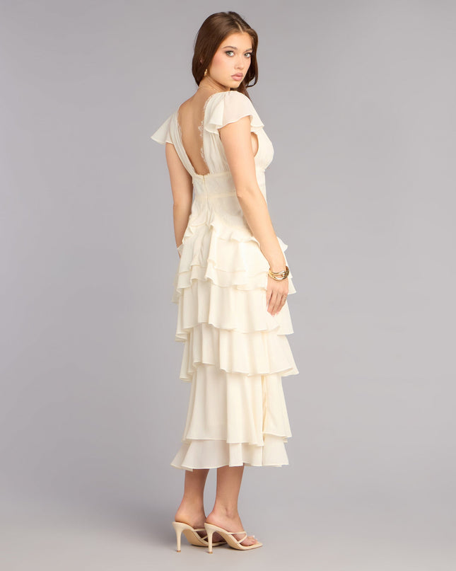 Softly Stolen Moments A-Line Midi Dress