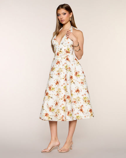 Picnic Pending Floral Midi Dress