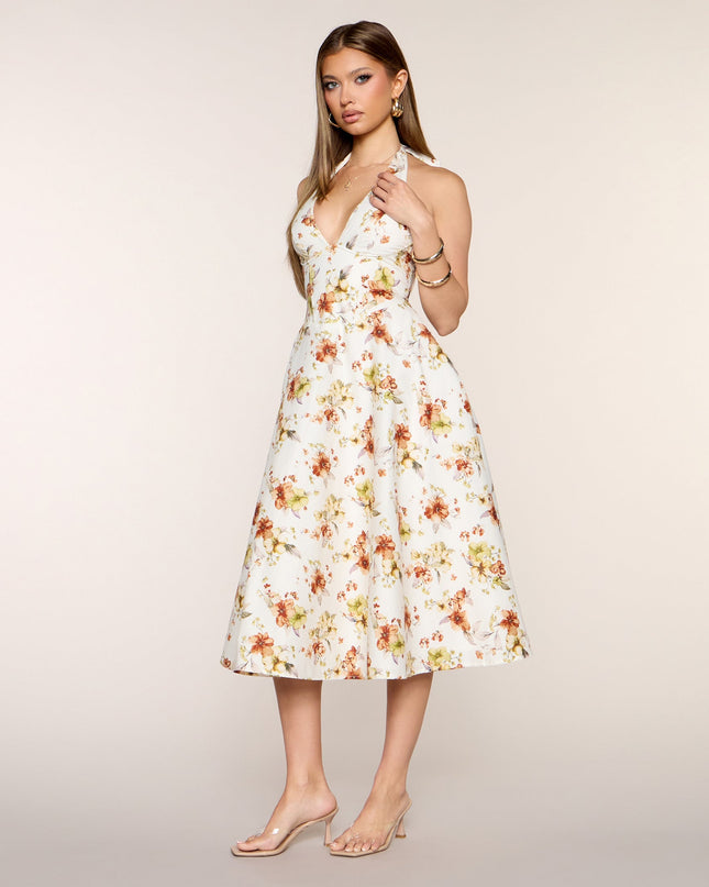 Picnic Pending Floral Midi Dress