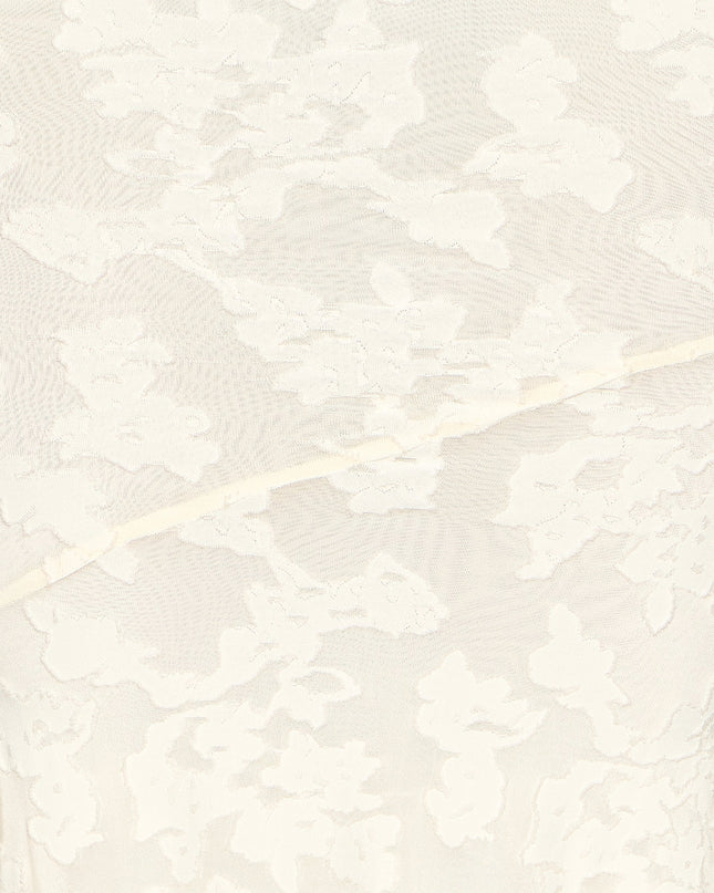Sculpted Grace Jacquard Midi Dress