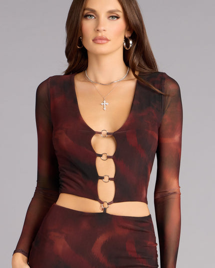 Locked In All Night Long Sleeve Mini Dress