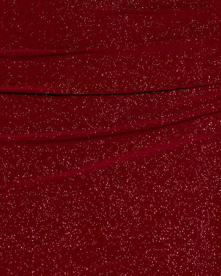 Double Take Glitter Halter Bodycon Dress
