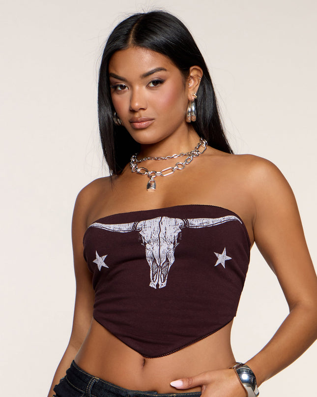 Rodeo Rules Tube Crop Top