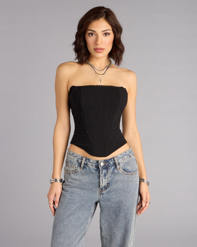 Forever Flattering Strapless Corset Top