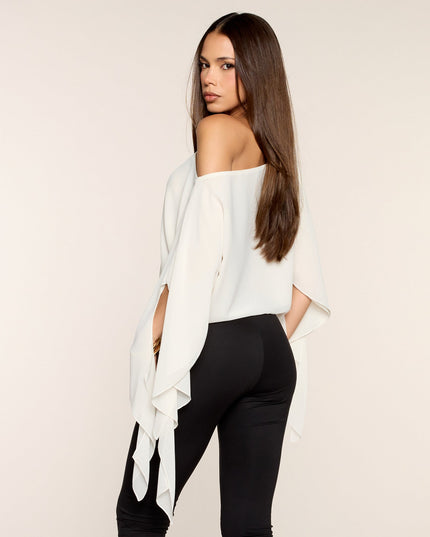 Flowy Mood Chiffon Ruffle Poncho