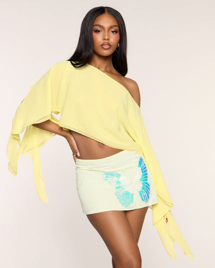 Flowy Mood Chiffon Ruffle Poncho