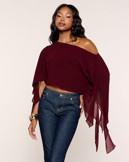 Flowy Mood Chiffon Ruffle Poncho