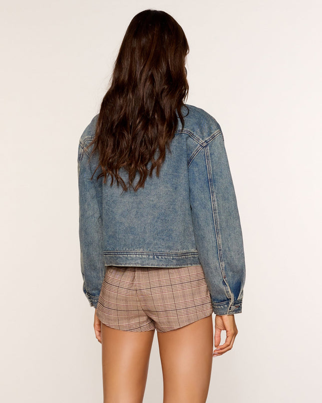 Fall Forecast Denim Trucker Jacket