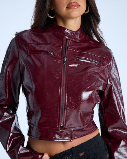 Edge Factor Moto Crop Jacket