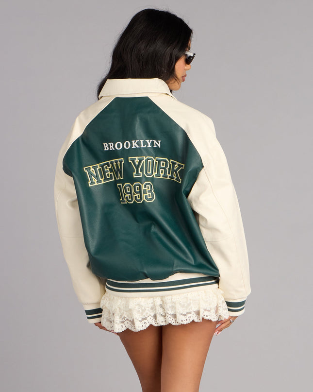 Play It Cool Varsity Bomber Jacket