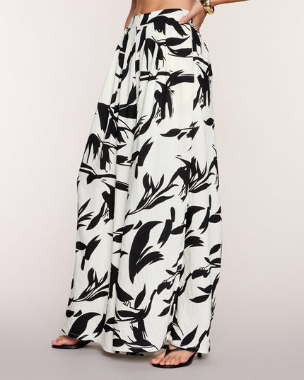 Breezy Vibe Tropical Print Palazzo Pants