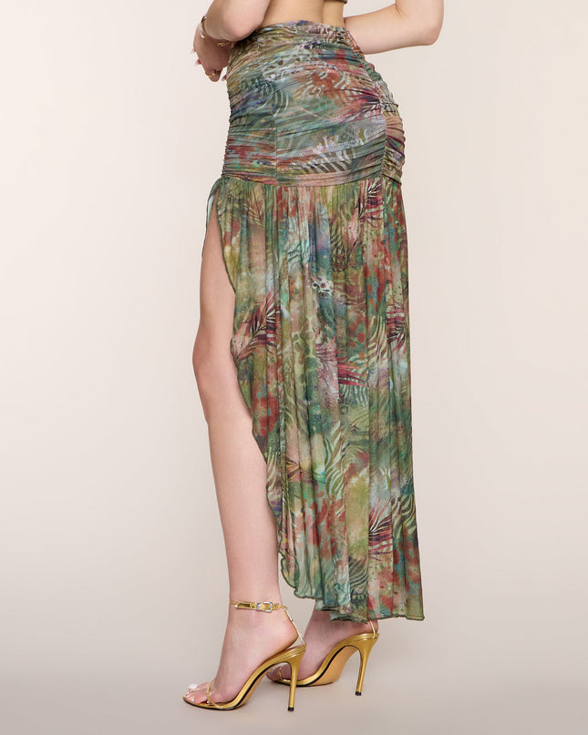 Wild Card Animal Print Maxi Skirt