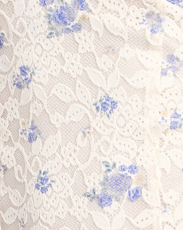 Bluebell Babe Floral Lace Romper