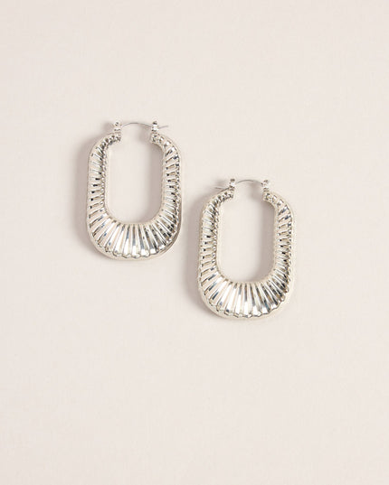 Off Script Oval Earrings