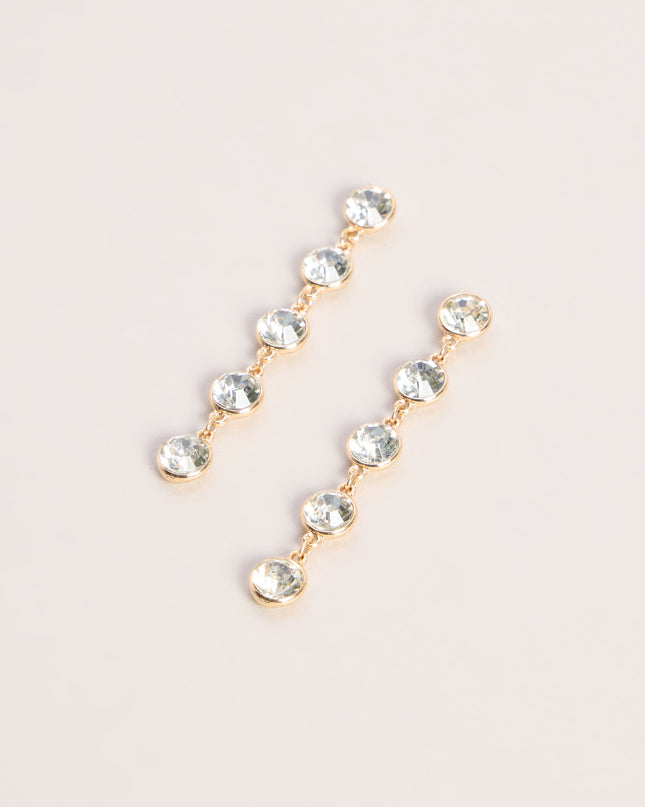Cascading Spark Rhinestone Earrings