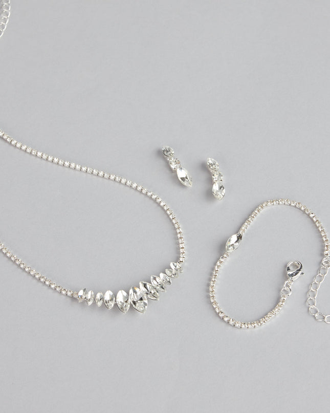 Dazzle Point Marquise Jewelry Set