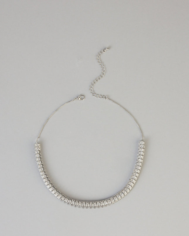 Twice The Shine Rhinestone Choker