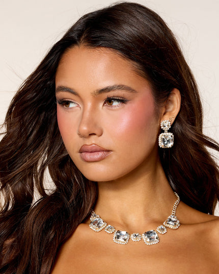 Grand Entrance Rhinestone Jewelry Set