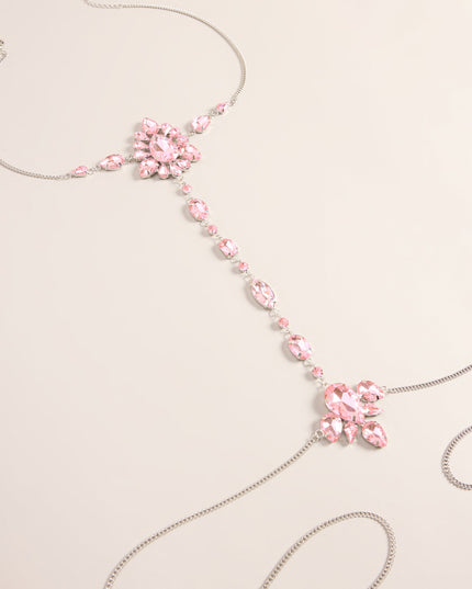 Dare To Drape Rhinestone Body Chain