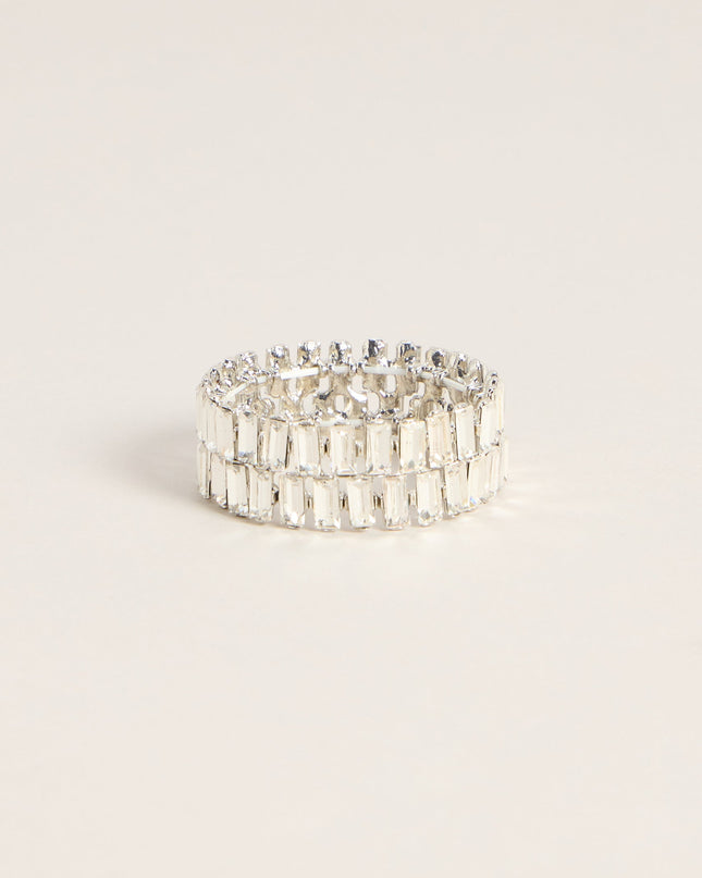 Dressed Up Rhinestone Stretch Bracelet