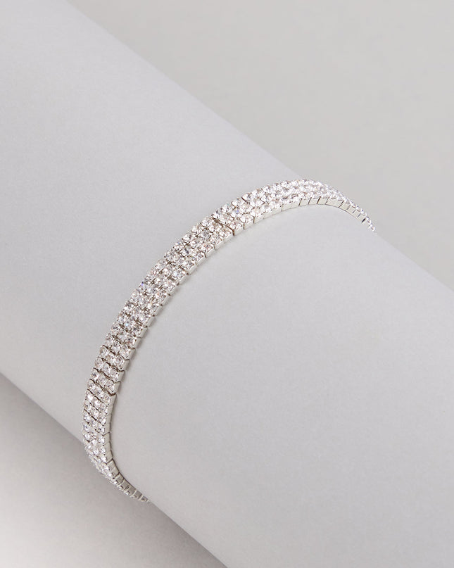 Luxe Staple Rhinestone Stretch Bracelet
