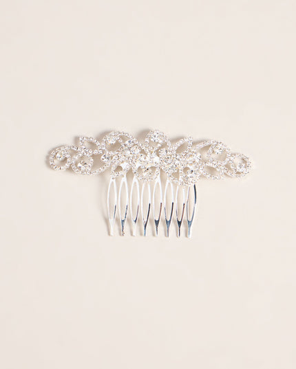 Crystal Garden Rhinestone Hair Comb